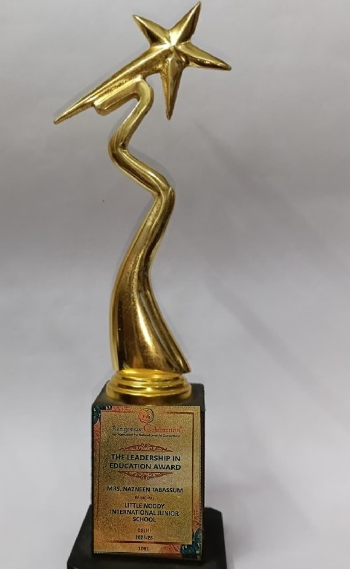 The Leadership in Education Award | Little Noddy International Play School